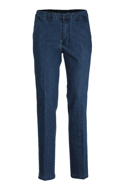 Jeans skinny elasticizzati da uomo - Blu scuro e strappati Jeans skinny elasticizzati da uomo - Blu scuro e strappati