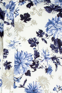 Camicia manica corta con stampa floreale