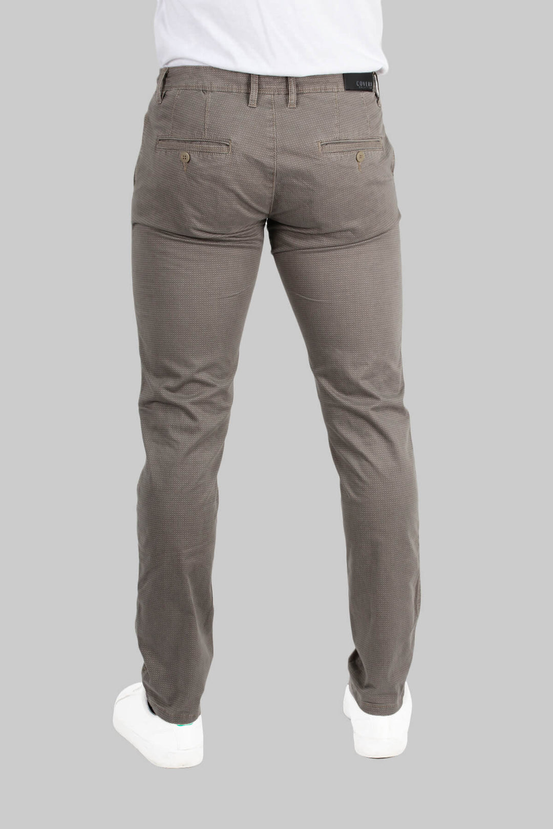 Pantalone Chino Coveri Collection con microfantasia