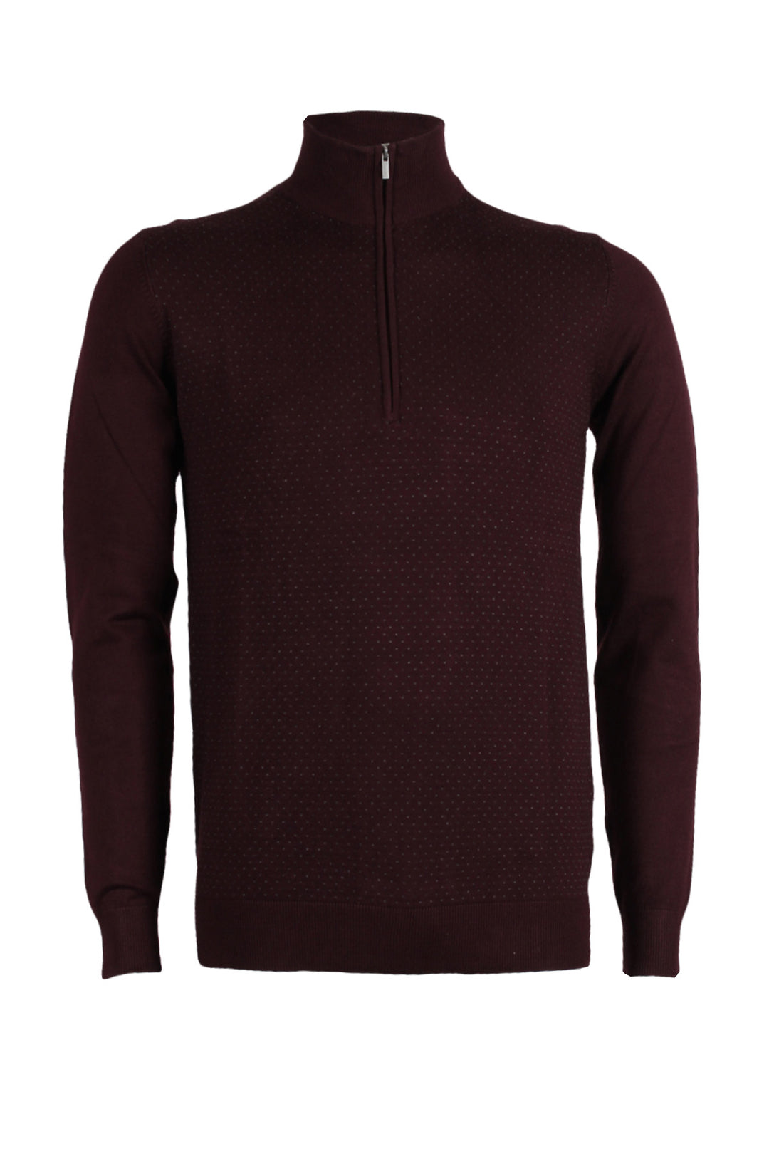 Pullover pois mezza zip