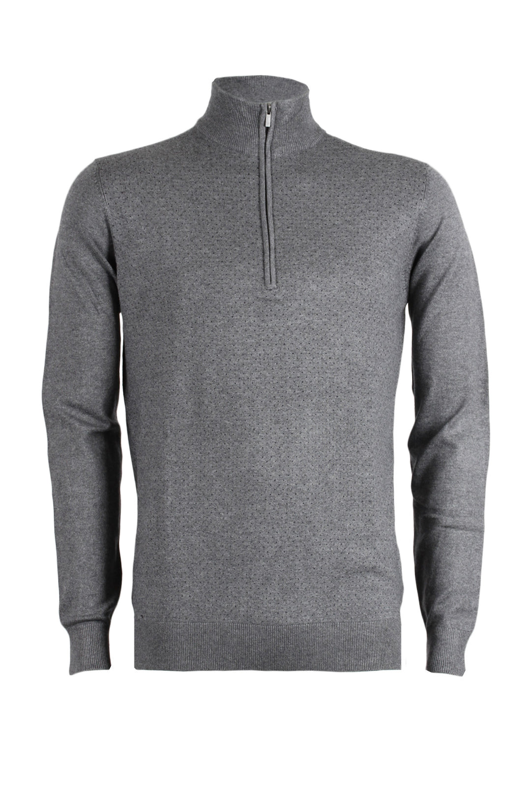 Pullover pois mezza zip