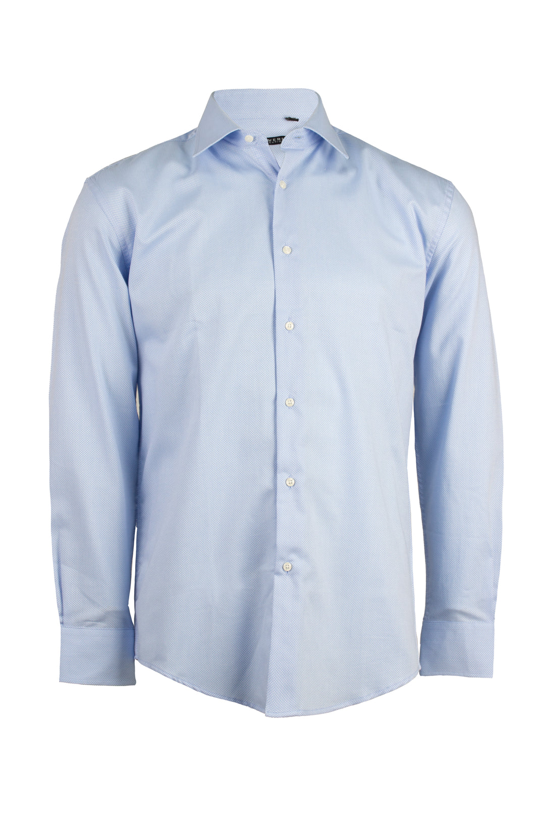 Camicia uomo in tessuto operato collo classico