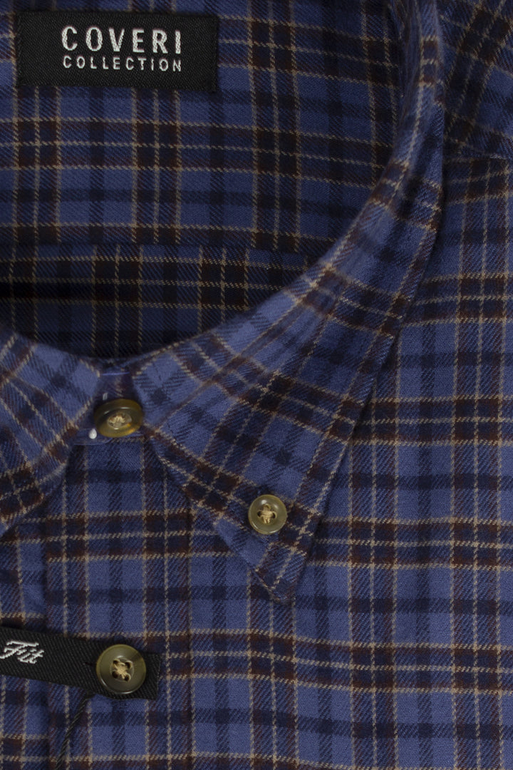 Camicia uomo in flanella button down