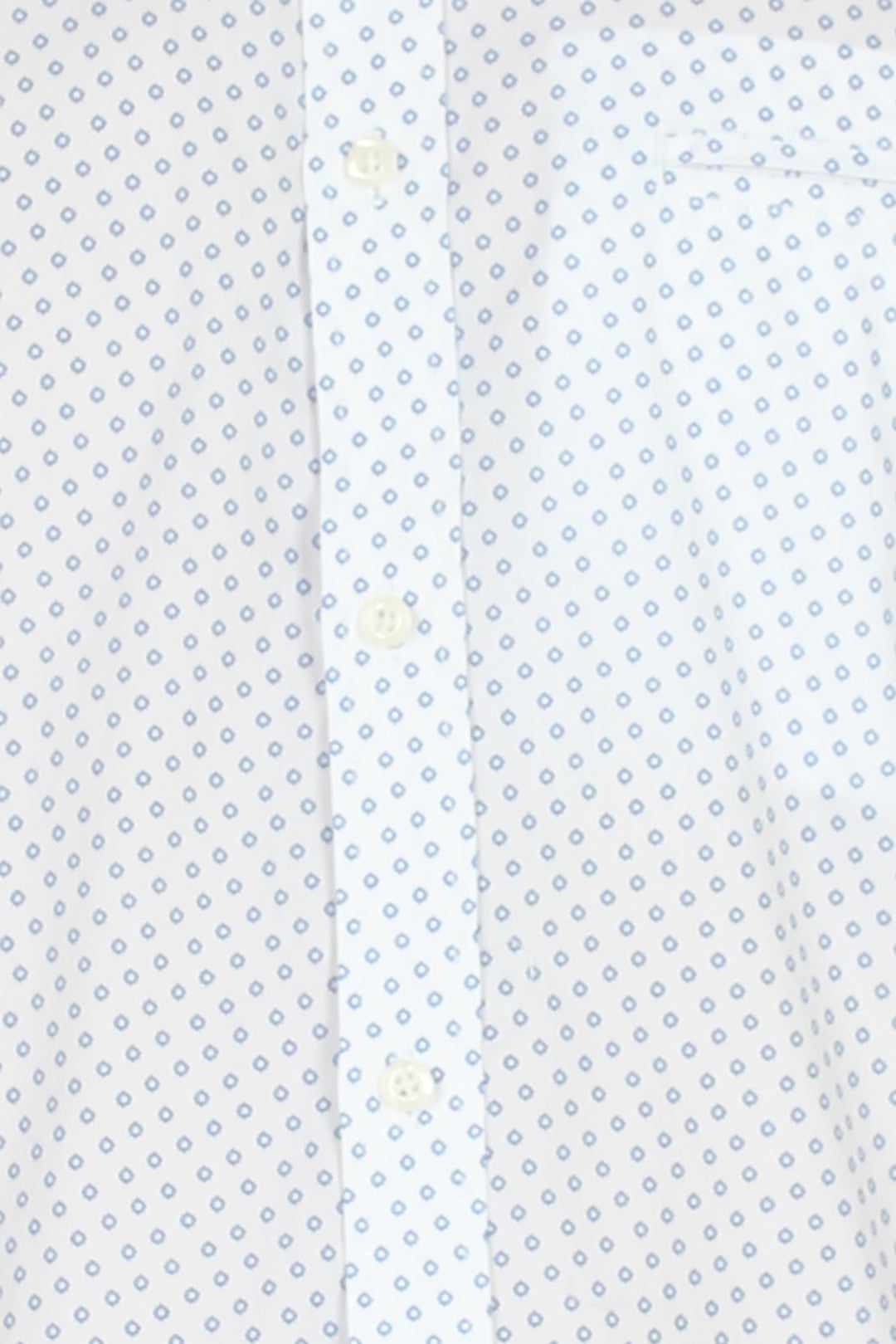 Camicia coreana mezza manica con microfantasia a contrasto