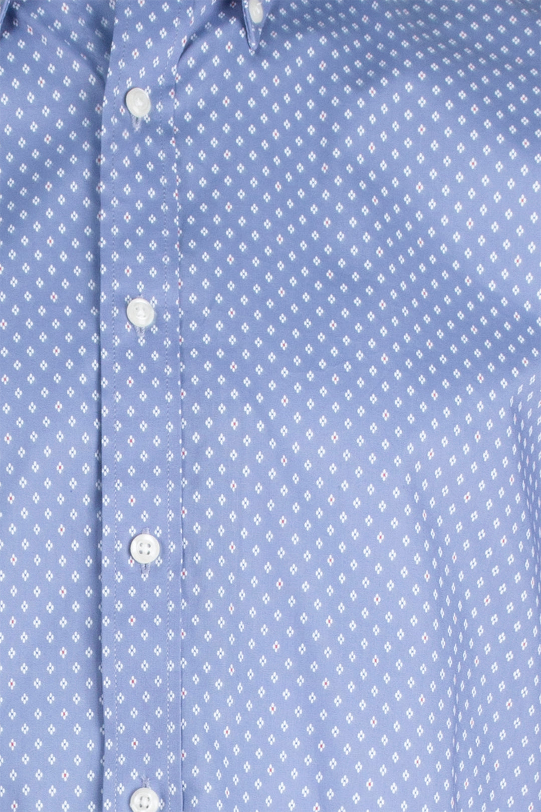 Camicia in cotone microfantasia button down