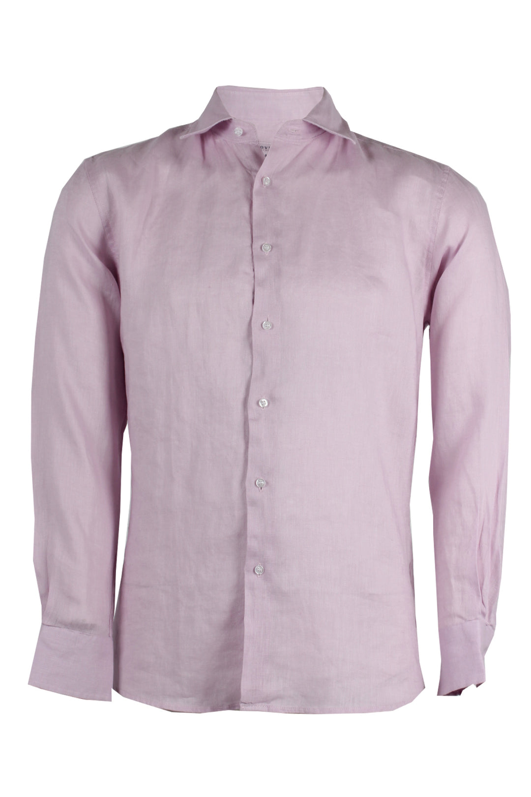 Giosal Camicia Uomo Lino Collo Francese Tinta Unita Colletto Sartoriale Artigianale (M, Corallo Giosal Camicia Uomo Lino Collo Francese Tinta Unita Colletto Sartoriale Artigianale (M, Corallo