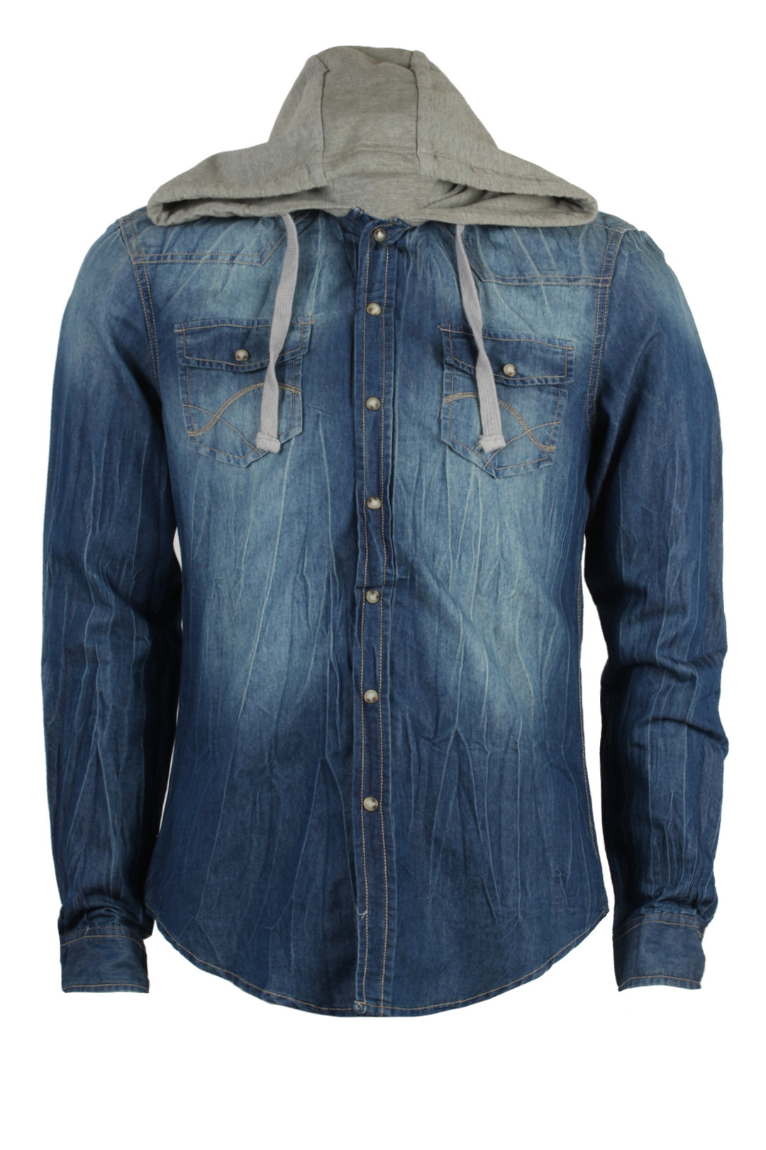 Giacca Di Jeans Con Cappuccio Da Uomo Giacche ... - Aliexpress - Foto 4