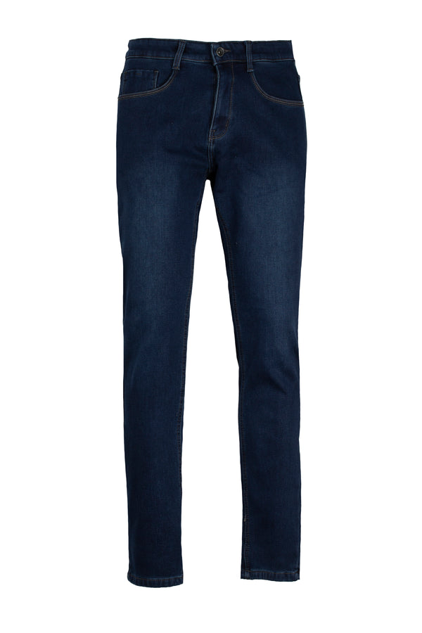 Jeans uomo foderato in pile light wash colore blu