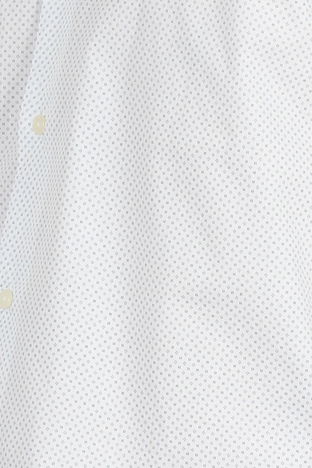 Camicia da uomo bianca con microfantasia a contrasto