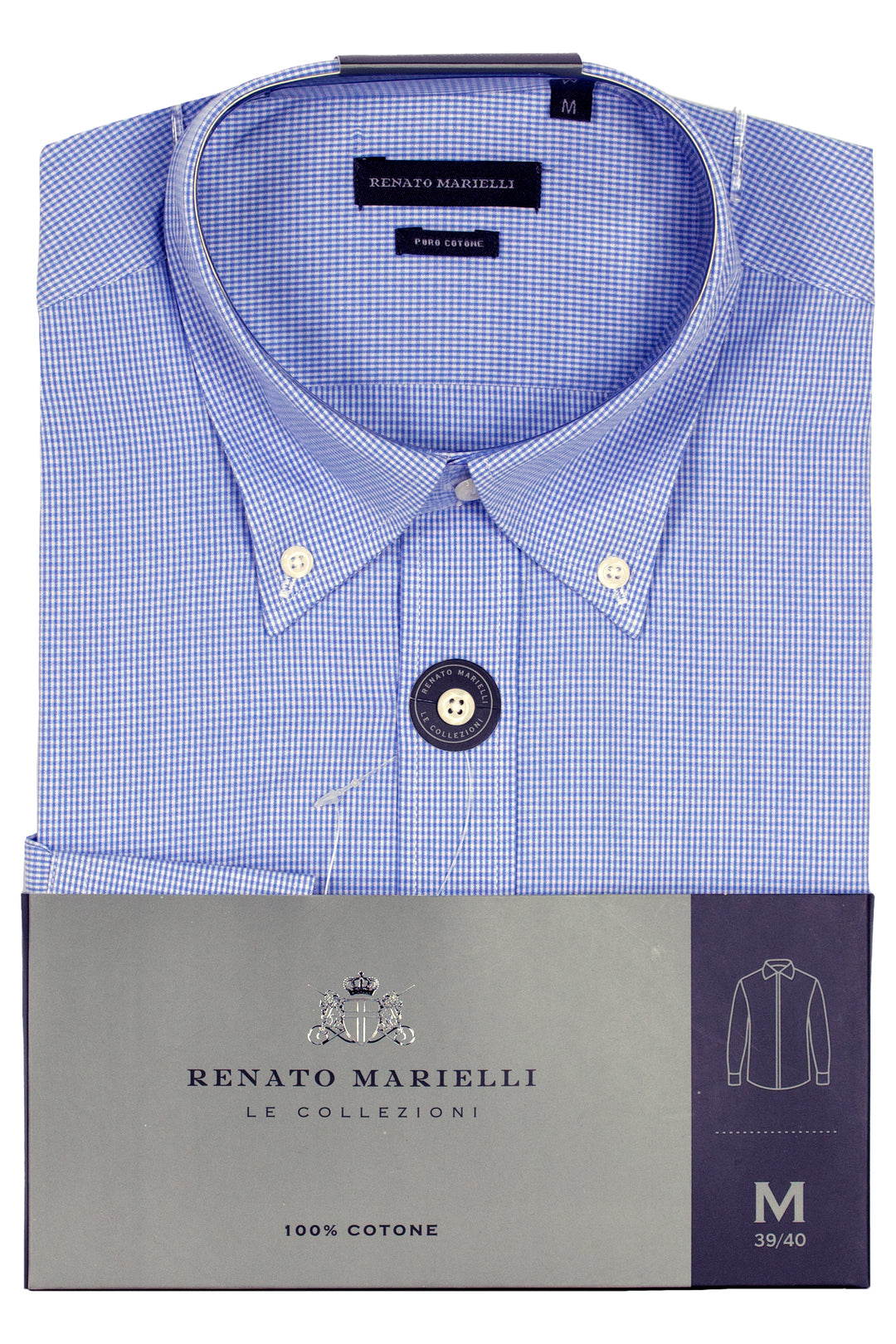 Camicia classica a quadretti uomo