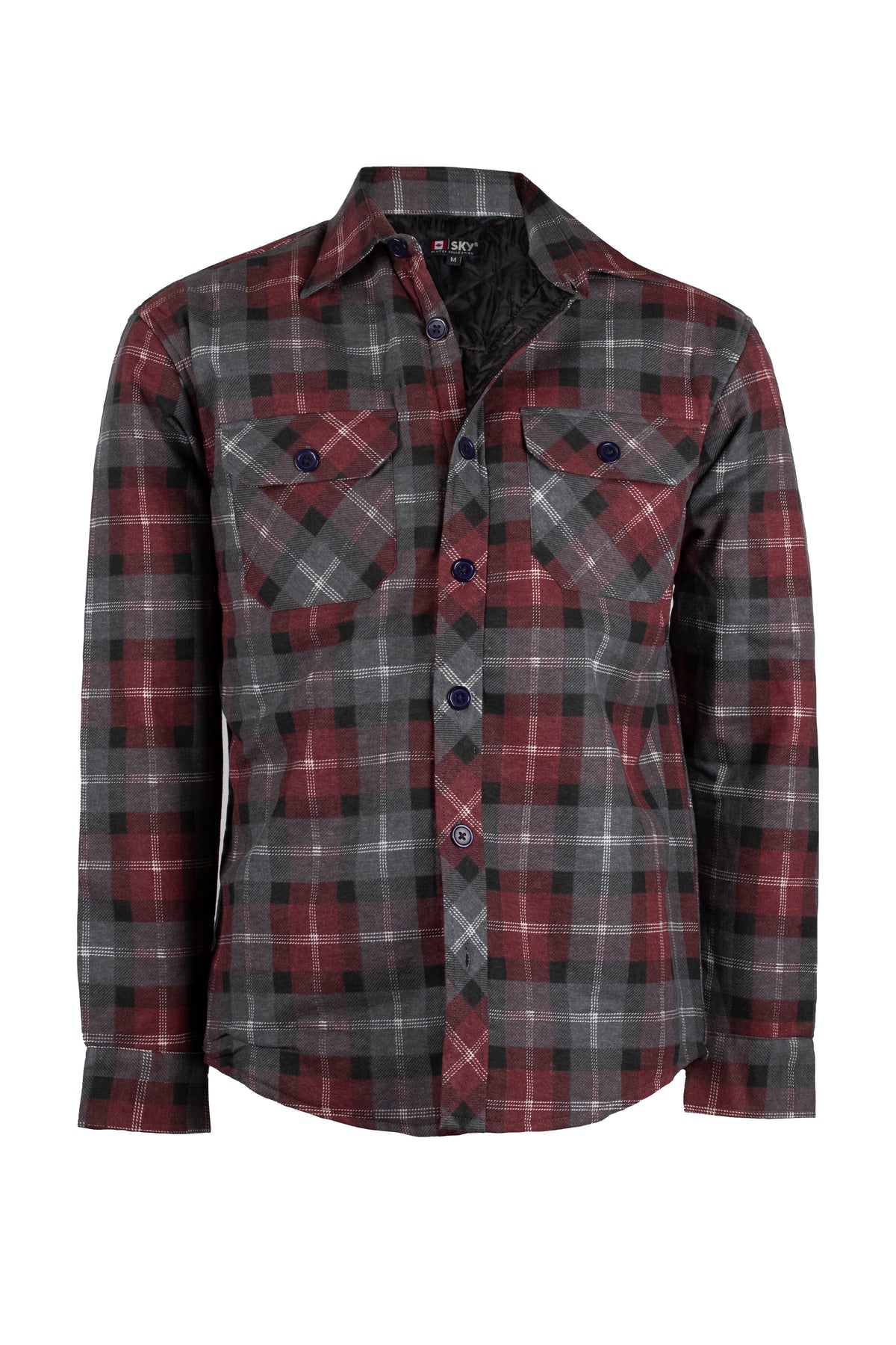 Camicia Hawaiana Uomo Maniche Corte – Quadri Bufalo Nero E Grigio Taglie Forti
