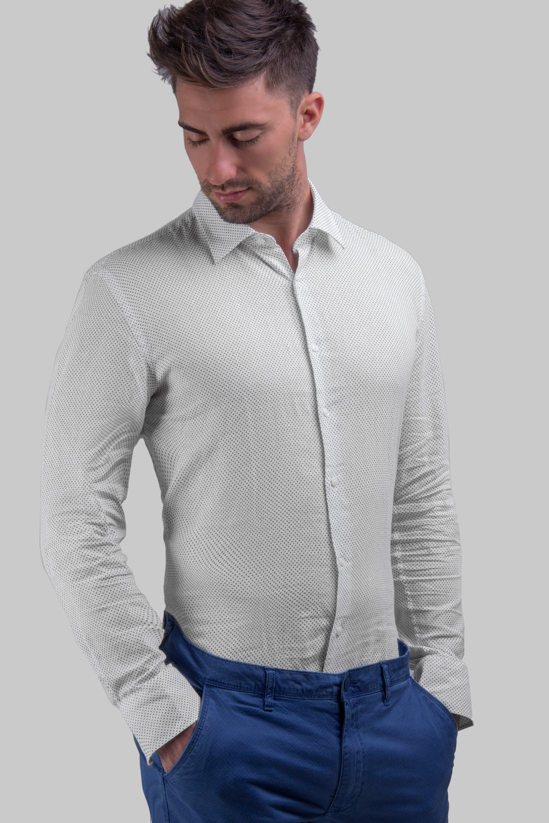 Camicia in misto lino