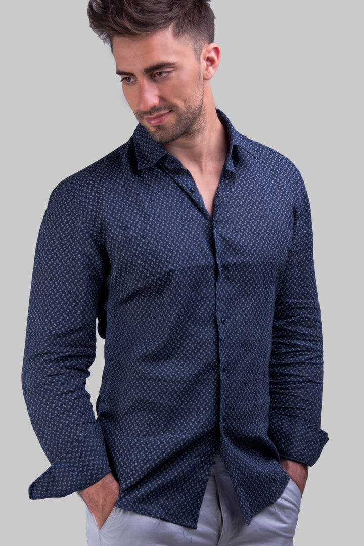 Camicia in misto lino